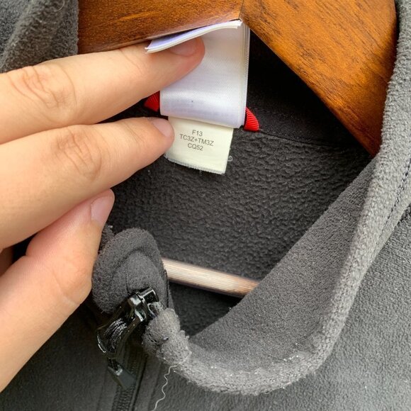 The North Face Sweater Jacket Full Zip Medium Gray - Picture 5 of 6